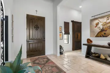 Front Door Interior - Spanish Modern Home - Flagler County FL